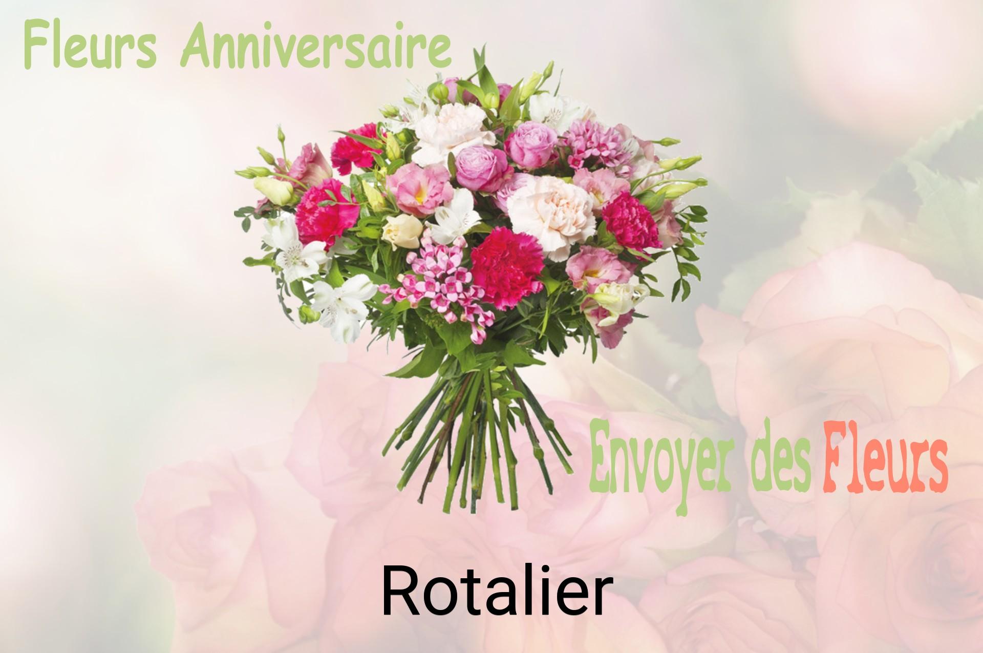 Bouquet de fleurs d’anniversaire livré à Rotalier