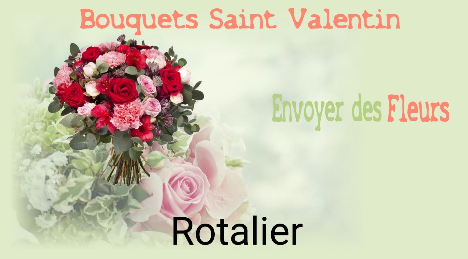 Roses de Saint-Valentin livrées à Rotalier